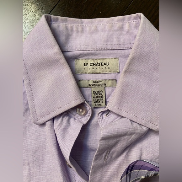 Le Chateau Men Dress Shirt and Tie - Picture 4 of 4